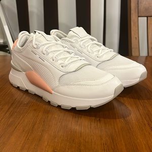 Puma RS O Sound shoes sneakers new white peach Women’s Size 7.5